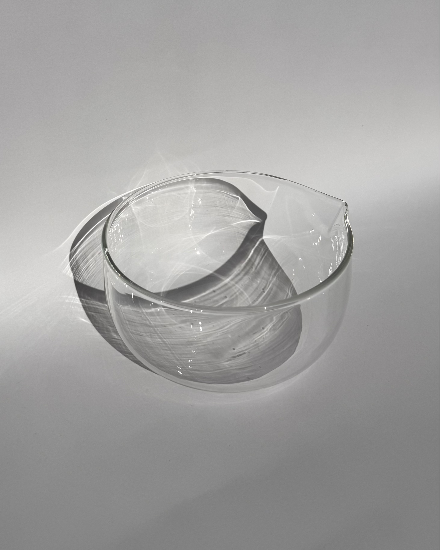 glass matcha bowl